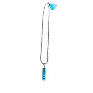 Effy 925 Silver Necklace with Blue Topaz Pendant